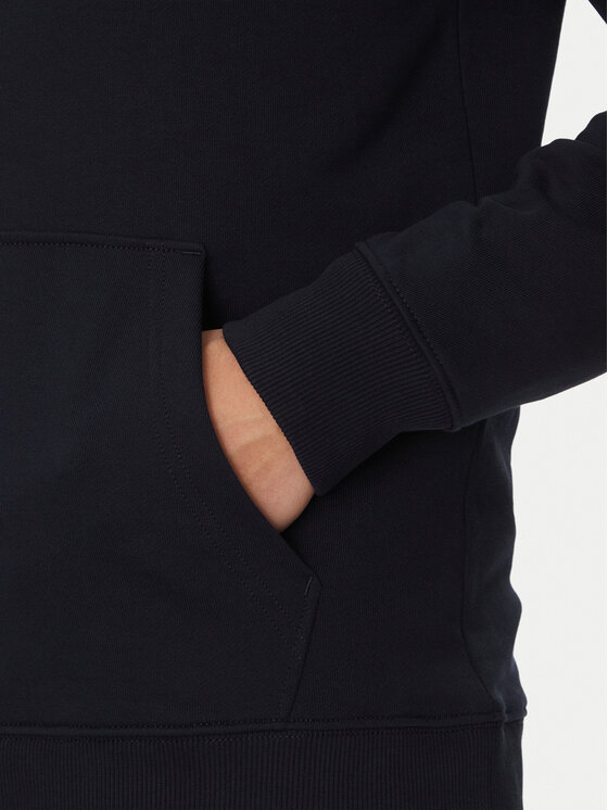 Tommy Hilfiger Tommy Hilfiger Bluza Center Stack MW0MW38672 Granatowy Regular Fit
