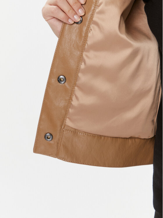 TWINSET TWINSET Krzno 232TT2021 Rjava Regular Fit