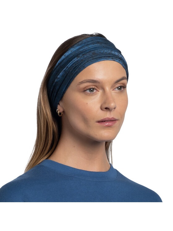 Buff Buff Scaldacollo Original Ecostretch Tube Scarf Blu scuro