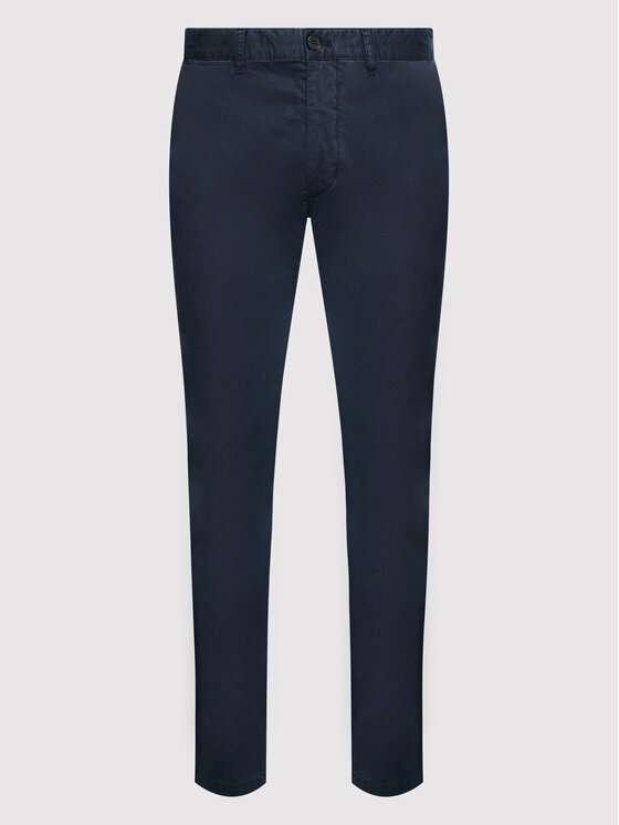 Tommy Hilfiger Chinos Bleecker MW0MW26839 Dunkelblau Slim Fit 