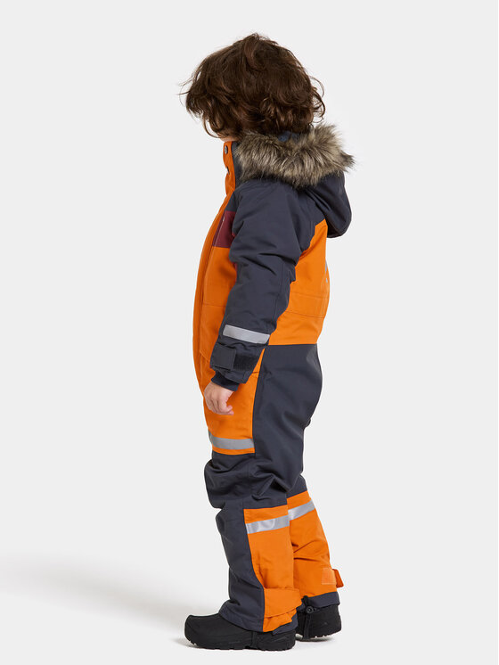 Didriksons Didriksons Зимен детски гащеризон Bjärven 505466 Оранжев Regular Fit