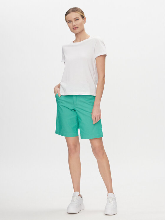 Kaffe Kaffe Шорти от плат Lea 10505457 Зелен Regular Fit