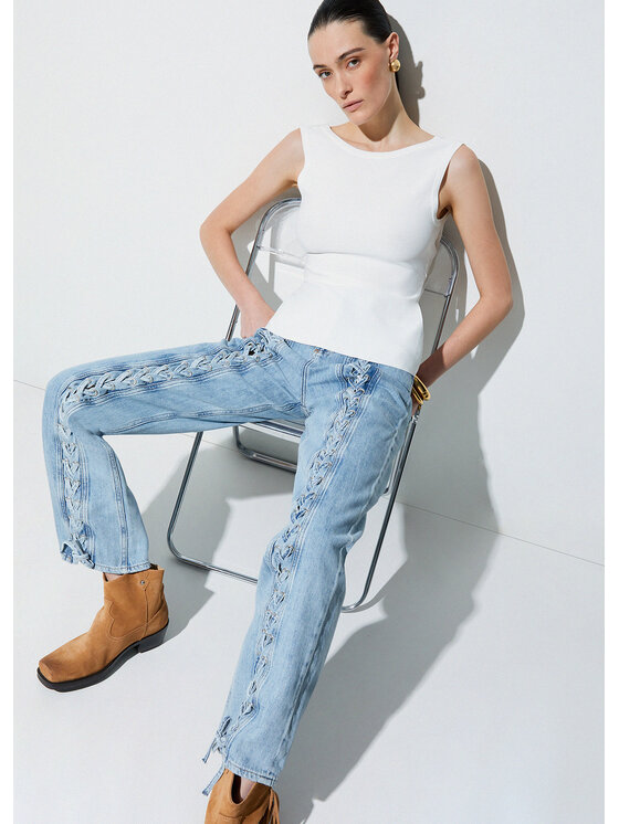 Liu Jo Liu Jo Jeansy UA6322DS08279070 Niebieski jasny Regular Fit