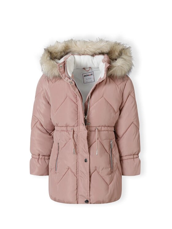 minoti minoti Kurtka zimowa 32COAT171 Różowy Longline Fit