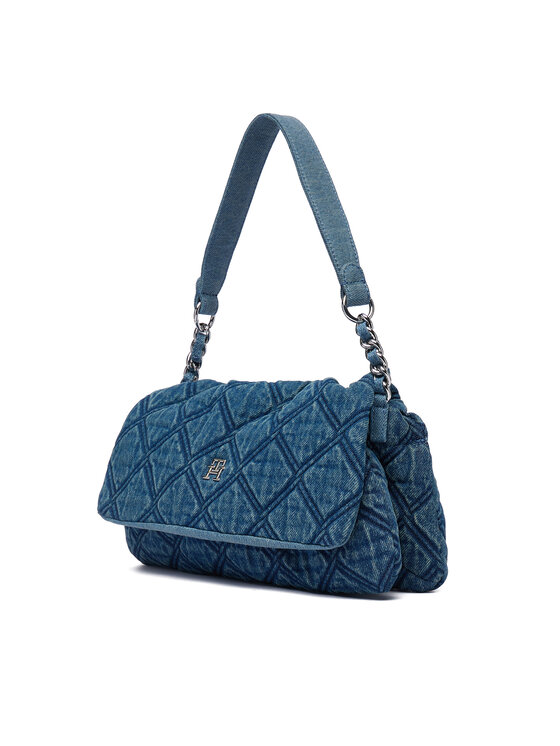 Tommy Hilfiger Tommy Hilfiger Handtasche Th Feminine Shoulder Bag Denim AW0AW18865 Blau