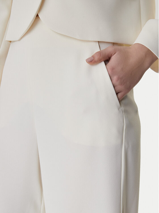 Marella Marella Palazzohose Campo 2613131043 Écru Wide Leg