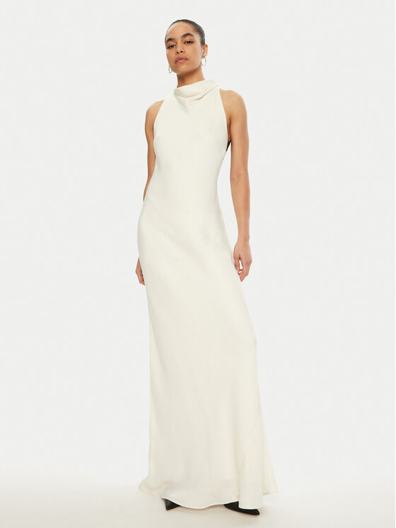 ROTATE ROTATE Abendkleid 113928 Weiß Slim Fit