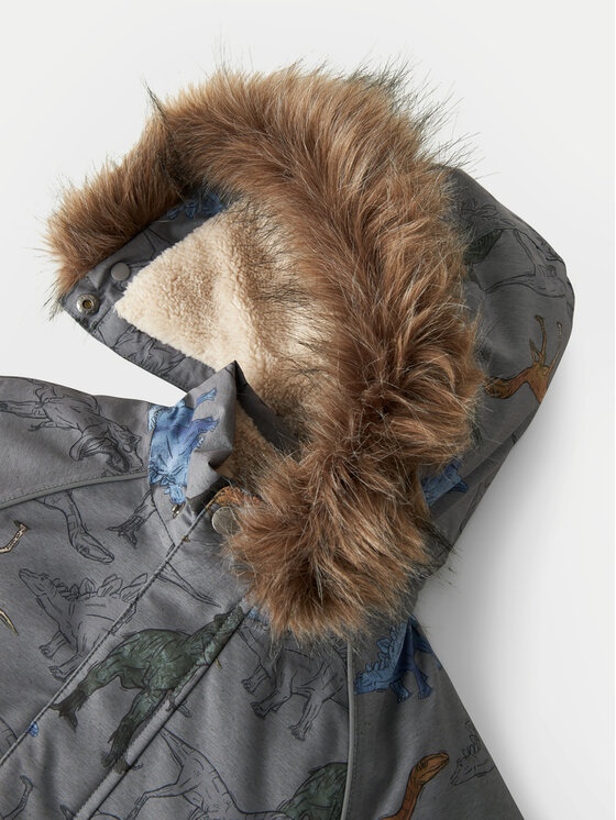 NAME IT NAME IT Зимно яке 13230589 Сив Regular Fit