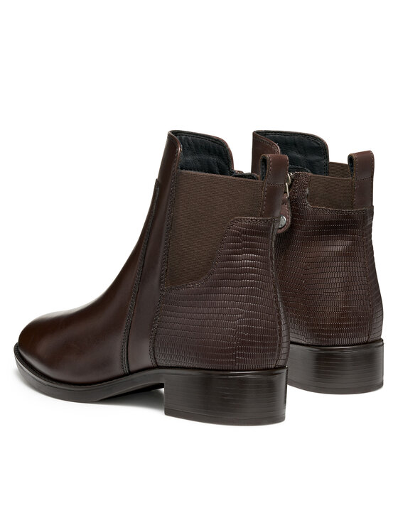 Geox Geox Botki D Felicity D94G1G 04347 C6006 Brązowy