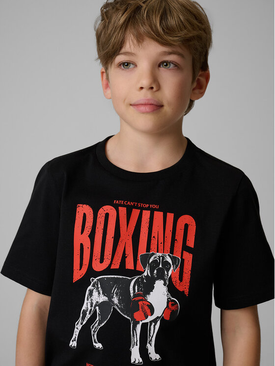 4F 4F T-Shirt STREET SPORT Czarny Regular Fit