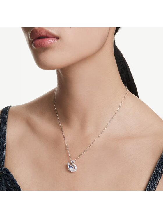 Swarovski Swarovski Naszyjnik Swan 5723389 Srebrny