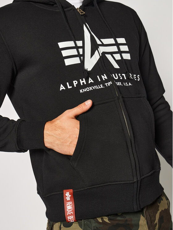 Alpha Industries Alpha Industries Mikina Basic 178325 Černá Regular Fit