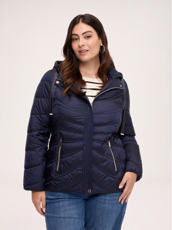 Fiorella Rubino Fiorella Rubino Kurtka puchowa F070T001509N034 Niebieski Over Fit
