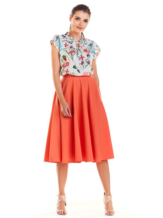 Infinite You Infinite You Spódnica M190 Koralowy Basic Fit