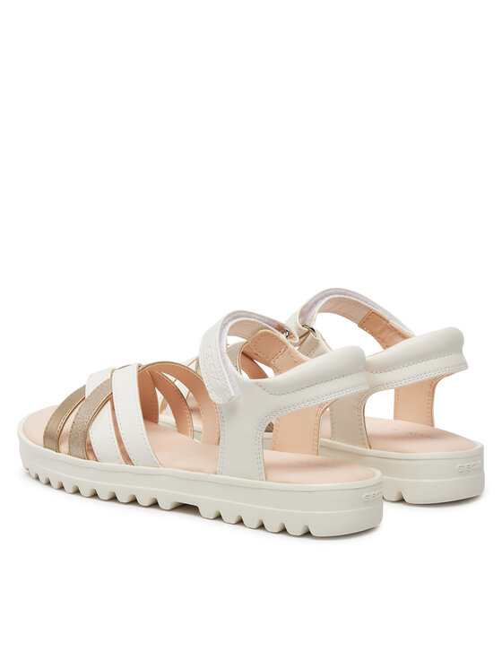 Geox Geox Sandále J Sandal Coralie Gir J356EA 054AJ C0588 D Biela