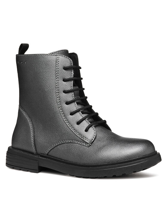 Geox Geox Ботуши Jr Eclair J049QD 000BC C1357 D Сив