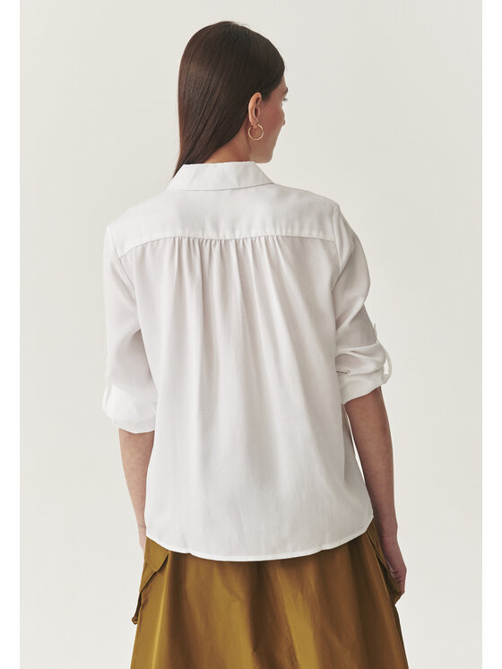 TATUUM Tatuum Koszula BENETINA Biały Classic Fit
