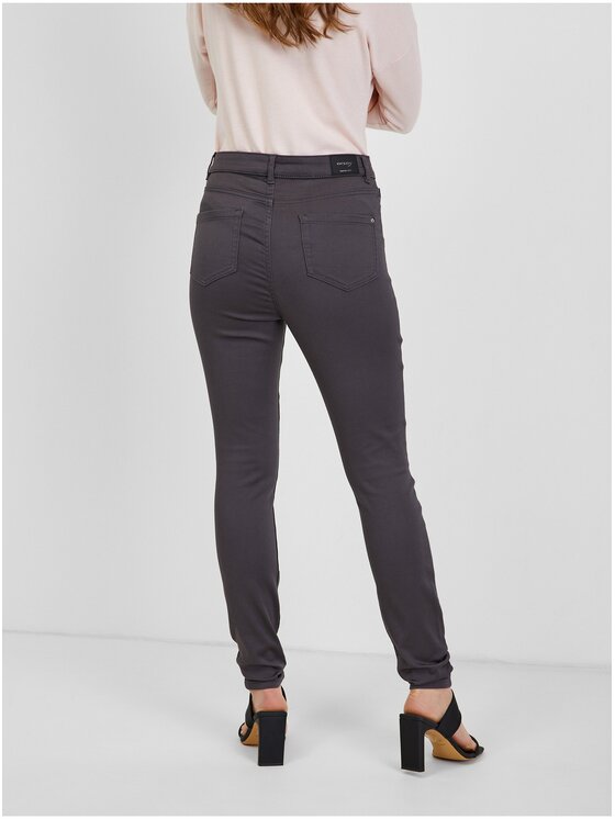 Orsay Orsay Spodnie damskie 319258-659000__38 Szary Skinny Fit