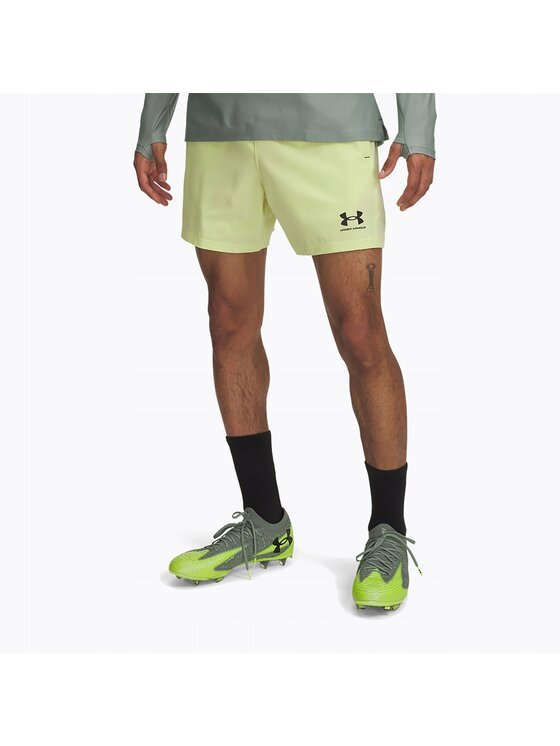 Under Armour Under Armour Szorty sportowe 1379454-727 Zielony jasny Regular Fit