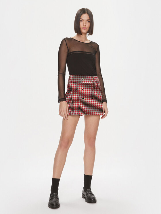 Liu Jo Liu Jo Bluză 5F3118 J5360 Negru Regular Fit