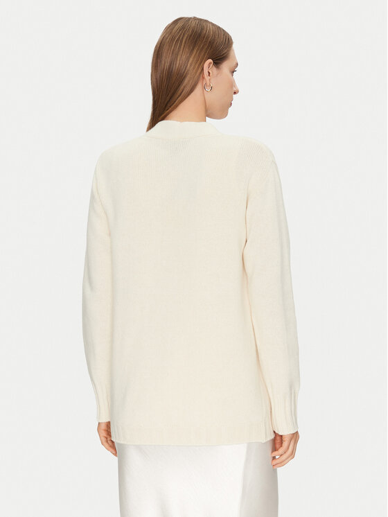 Luisa Spagnoli Luisa Spagnoli Kardigan Canolo 58505 Écru Regular Fit