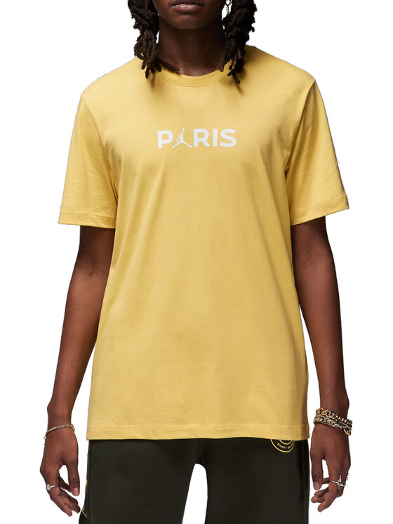 Nike Nike T-Shirt FN5332 Żółty Regular Fit