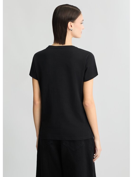Liu Jo Liu Jo T-Shirt TA5170JS923M9121 Czarny Regular Fit