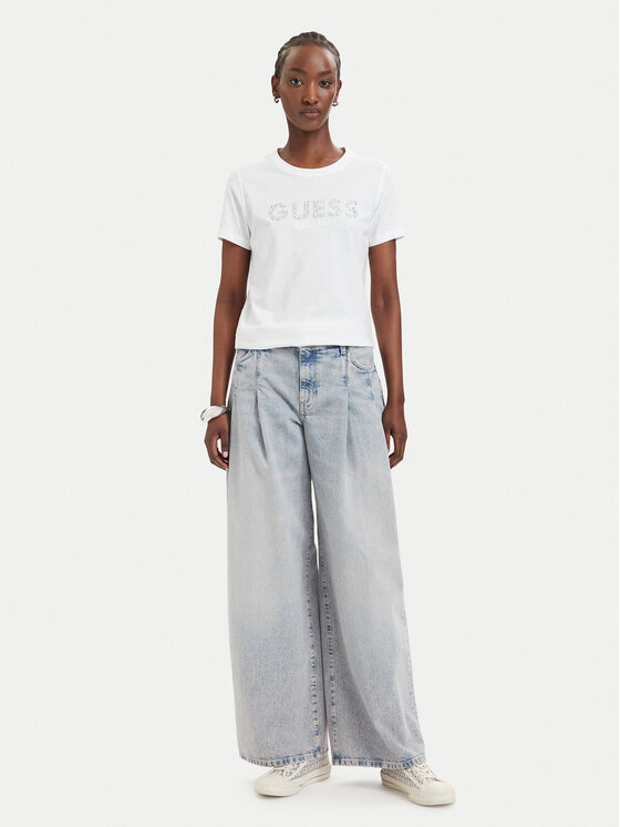 Guess Guess T-Shirt W6GI15 K3035 Bílá Regular Fit