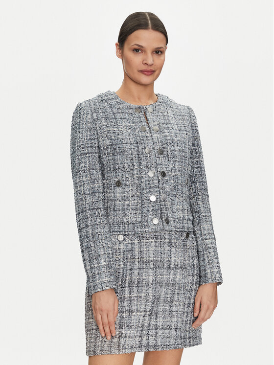 Guess Guess Sakko W5GL26 WH7I0 Grau Regular Fit