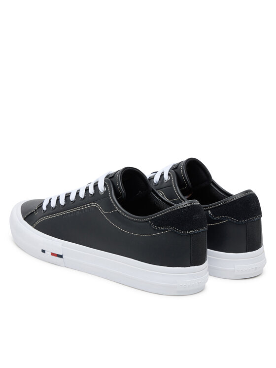 Tommy Hilfiger Tommy Hilfiger Tenisice Th Hi Vulc Street Stitch FM0FM05645 Crna
