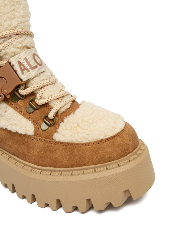 Buffalo Buffalo Šnurovacia obuv Aspen Com Mid Warm 1622594 Béžová