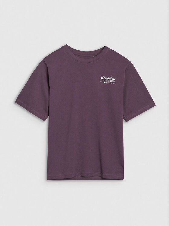 4F 4F T-Shirt 4FJRSS25TTSHF2586-50S Μαύρο Oversize