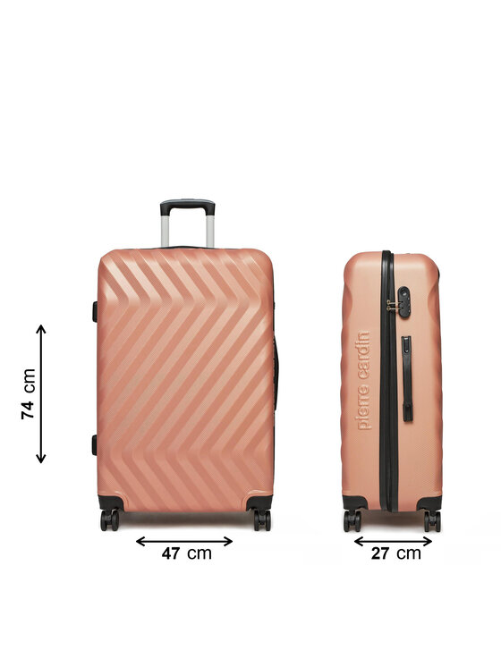 Pierre Cardin Pierre Cardin Valigia grande MED12 Rosa