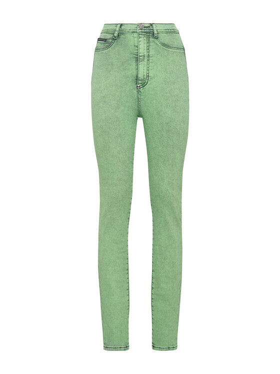 PHILIPP PLEIN PHILIPP PLEIN Jeansy 6819 Zielony Slim Fit