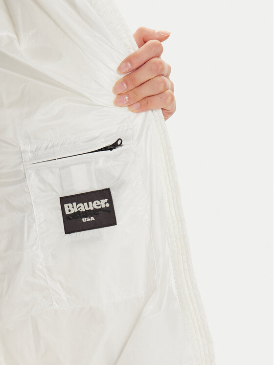 Blauer Blauer Зимно яке 24WBLDK03052 Бял Regular Fit