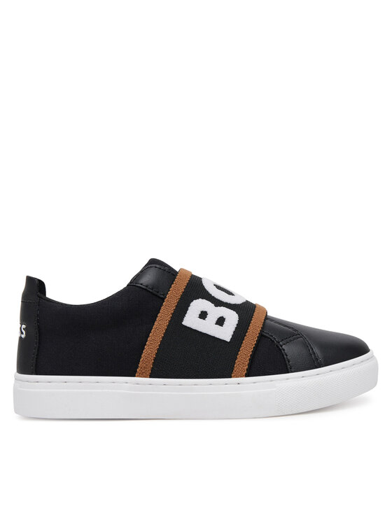 BOSS Sneakersy J51655 M Čierna