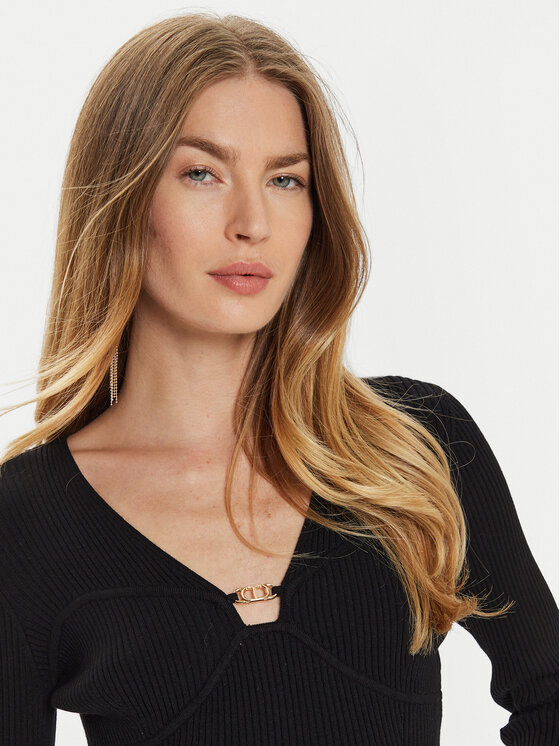 TWINSET TWINSET Пуловер 242TP3132 Черен Slim Fit