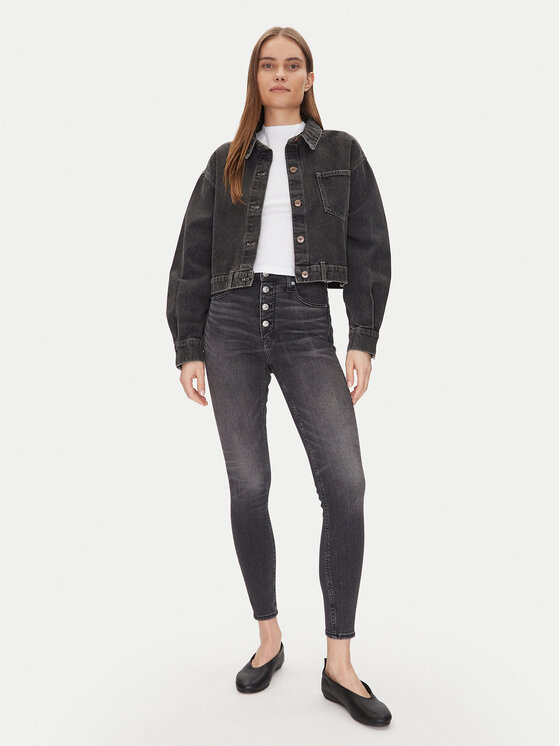 Calvin Klein Calvin Klein Felső Liquid Touch Top K20K208422 Fekete Slim Fit