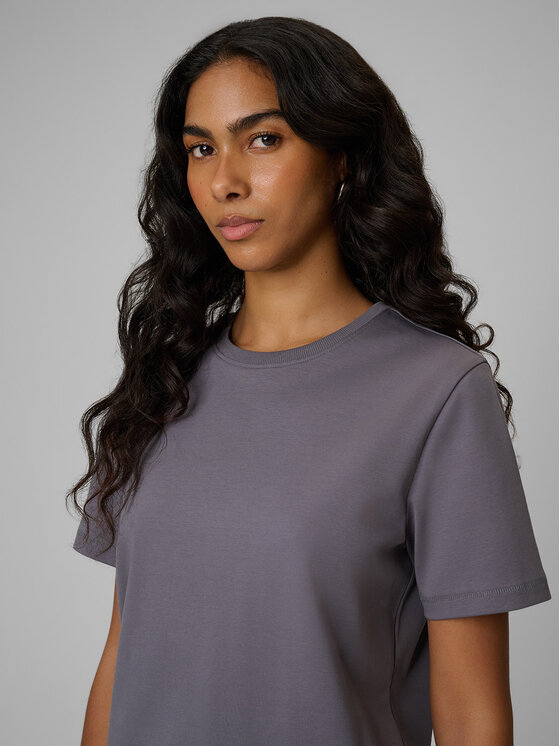4F 4F T-Shirt BASIC+ Szary Regular Fit