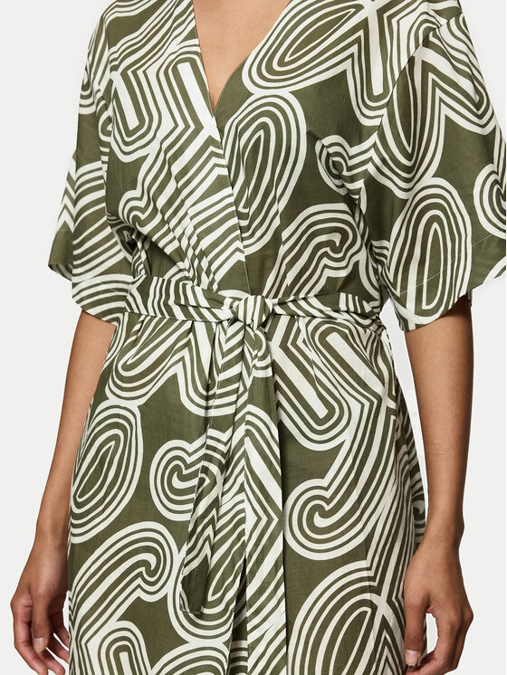 Triumph Triumph Kimono Beach MyWear 10222618 Zielony Relaxed Fit
