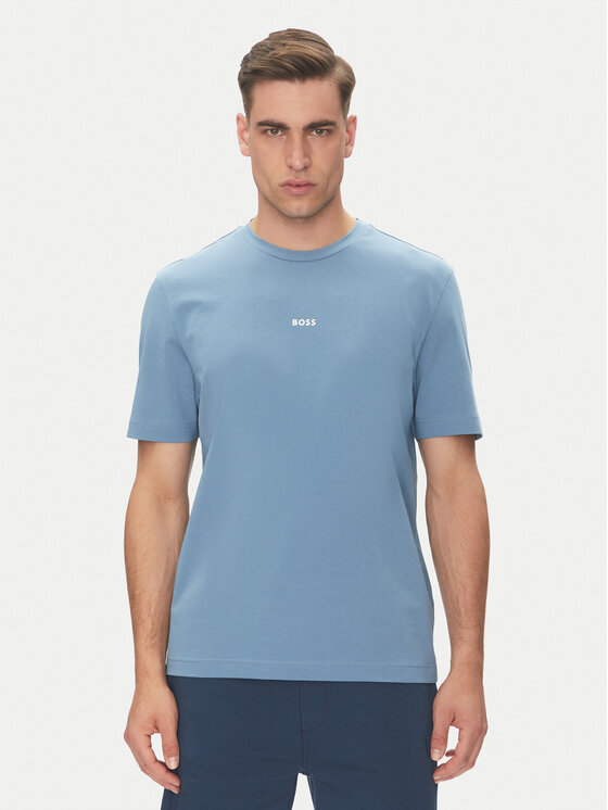 BOSS T-shirt Tchup 50473278 Blu Relaxed Fit, taglia : L