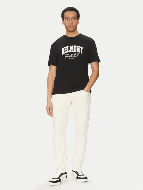 Jack & Jones Jack & Jones T-Shirt Detroit 12268441 Černá Relaxed Fit