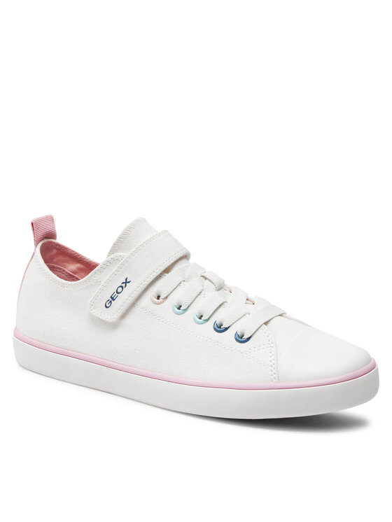 Geox Geox Plátenky J Gisli Girl J454NA 00010 C1000 D Biela