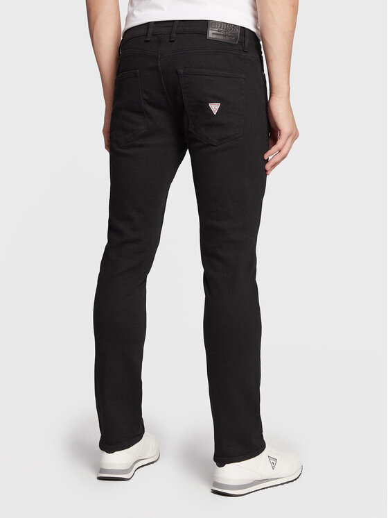 Guess Guess Jeansy Angels M2YAN2 D4Q51 Czarny Slim Fit