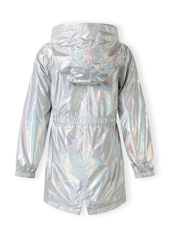 minoti minoti Kurtka przeciwdeszczowa 18COAT22 Srebrny Regular Fit