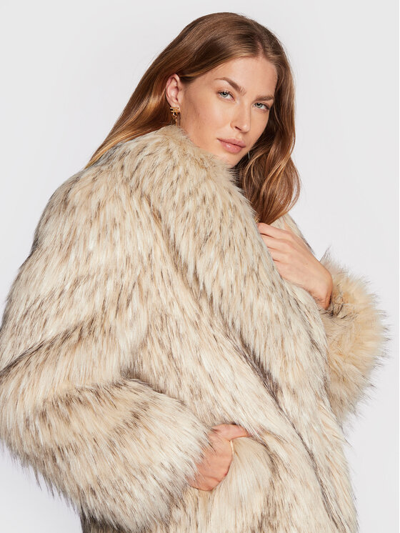 Elisabetta Franchi Elisabetta Franchi Kožešina CP-42A-26E2-V670 Béžová Regular Fit