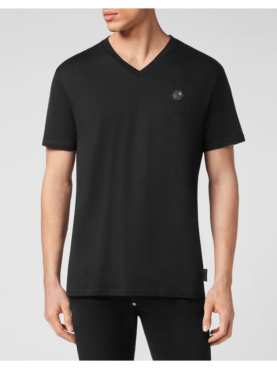 PHILIPP PLEIN PHILIPP PLEIN Tričko 1781 Čierna Regular Fit