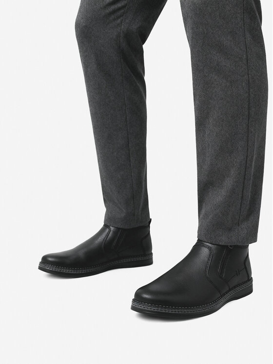 Lanetti Lanetti Stiefeletten CEO-MBS-CARDIFF-10 Schwarz