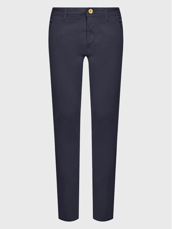 Blend Blend Pantaloni di tessuto Natan 20703472 Blu scuro Regular Fit