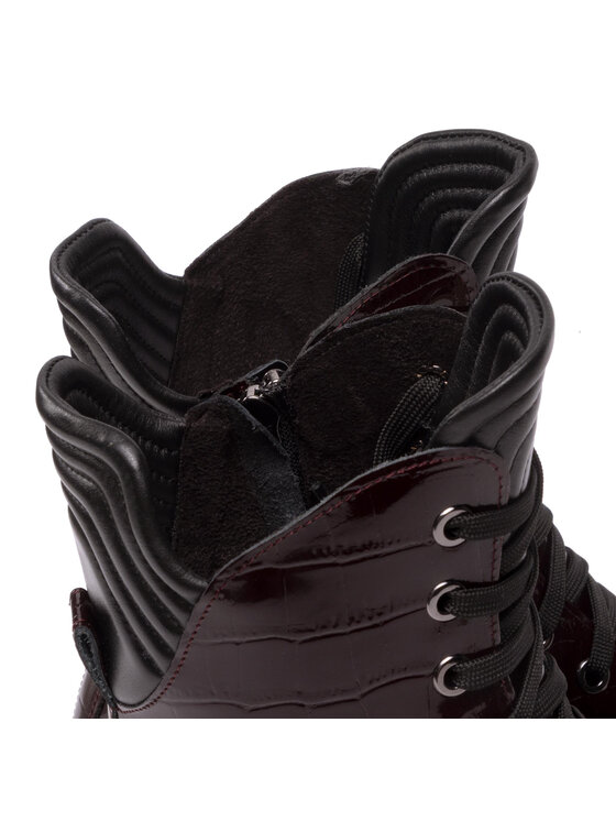 Rage Age Rage Age Schnürstiefeletten RA-16-06-000414 Dunkelrot